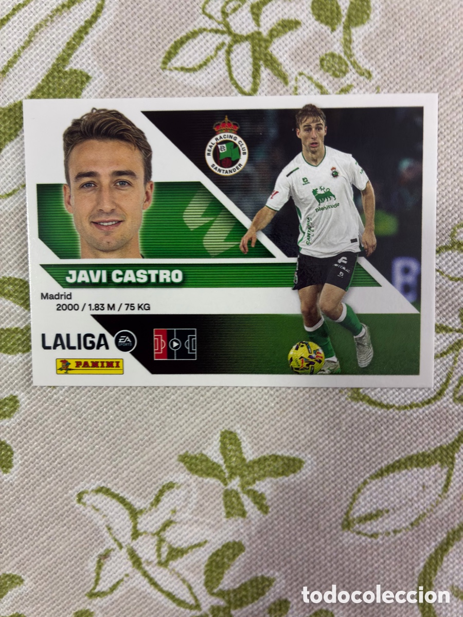 Cromos de f&uacute;tbol: Cromo Javi Castro (N&ordm; 8) - Colecci&oacute;n Este / Panini Liga 2026-27 (Racing de Santander)