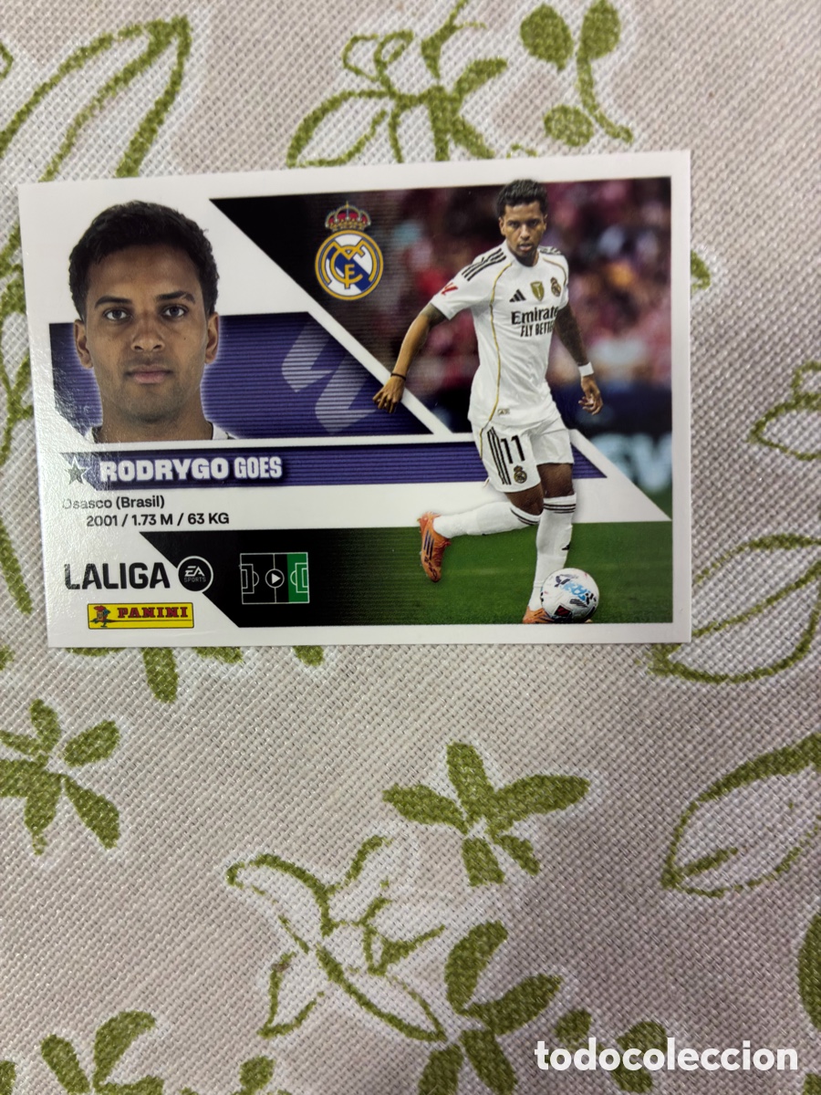 Cromos de f&uacute;tbol: Cromo Rodrygo Goes (N&ordm; 18) - Colecci&oacute;n Este / Panini Liga 2026-27 (Real Madrid)