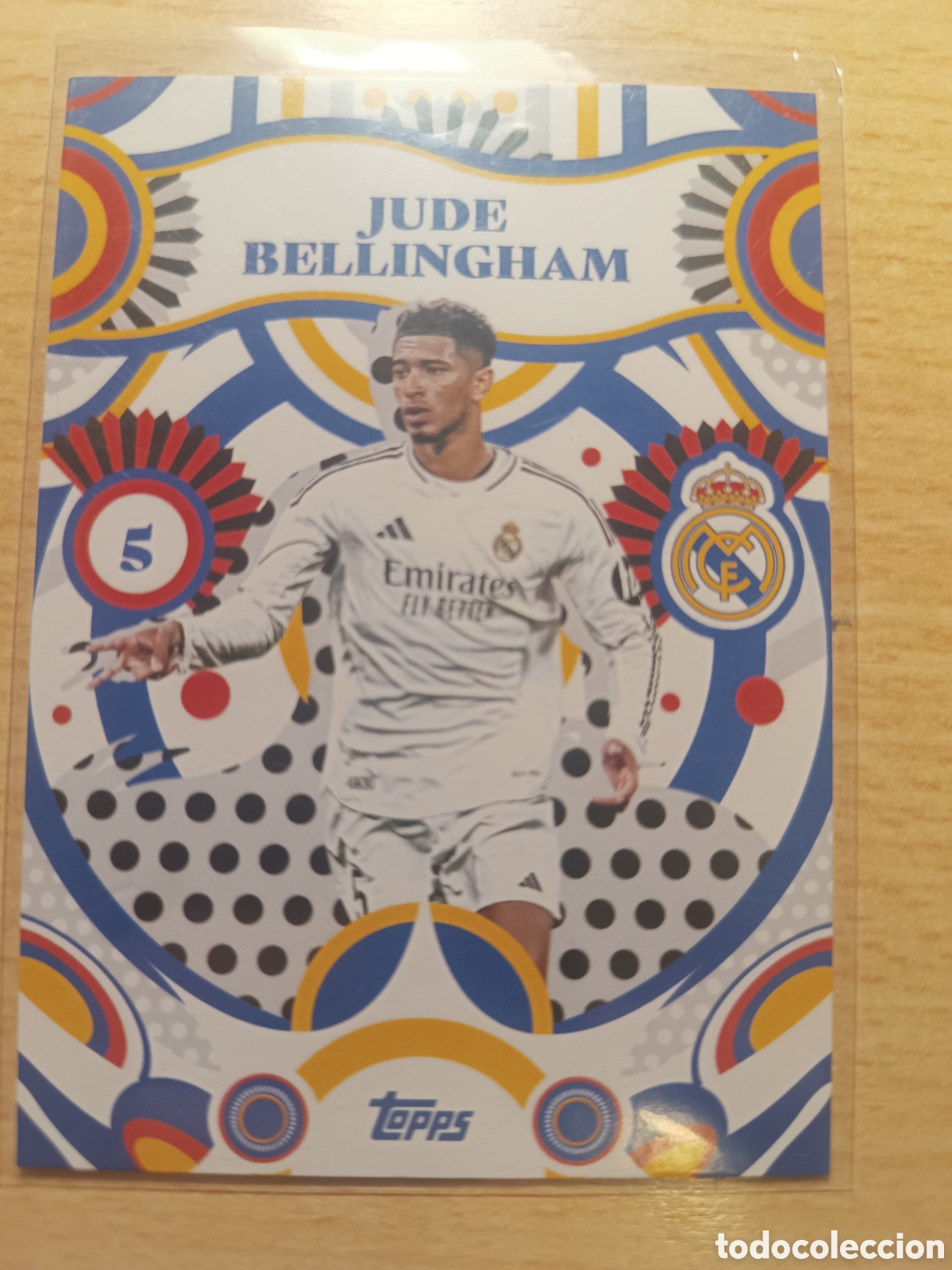 Cromos de f&uacute;tbol: 33 JUDE BELLINGHAM FLAMENCO TEAM SET REAL MADRID INSERT 2024 2025 TOPPS 24 25
