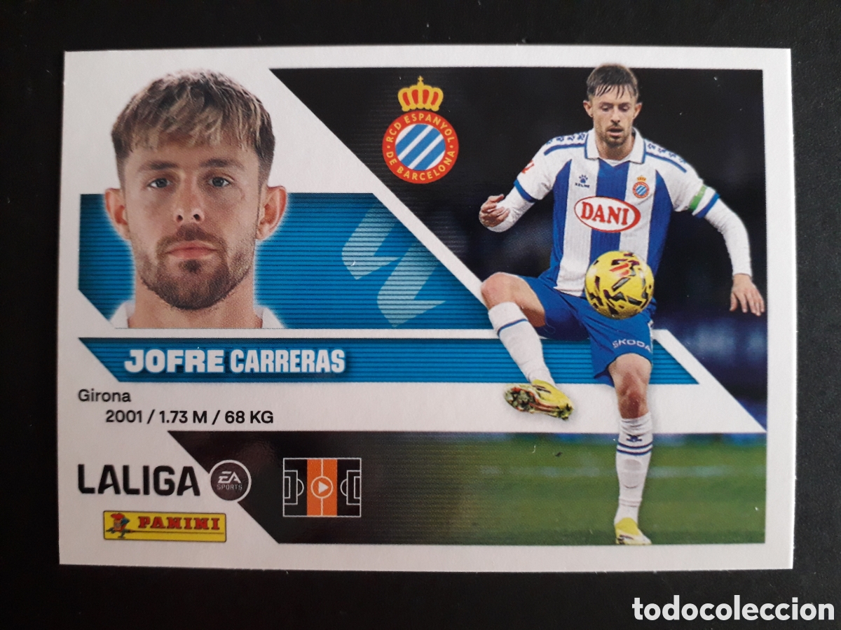 Cromos de Futebol: JOFRE RCD ESPA&Ntilde;OL/ESPANYOL N&deg; 14 ED ESTE 2026 2027 26 27 SIN PEGAR PEDIDO M&Iacute;NIMO 3&euro;