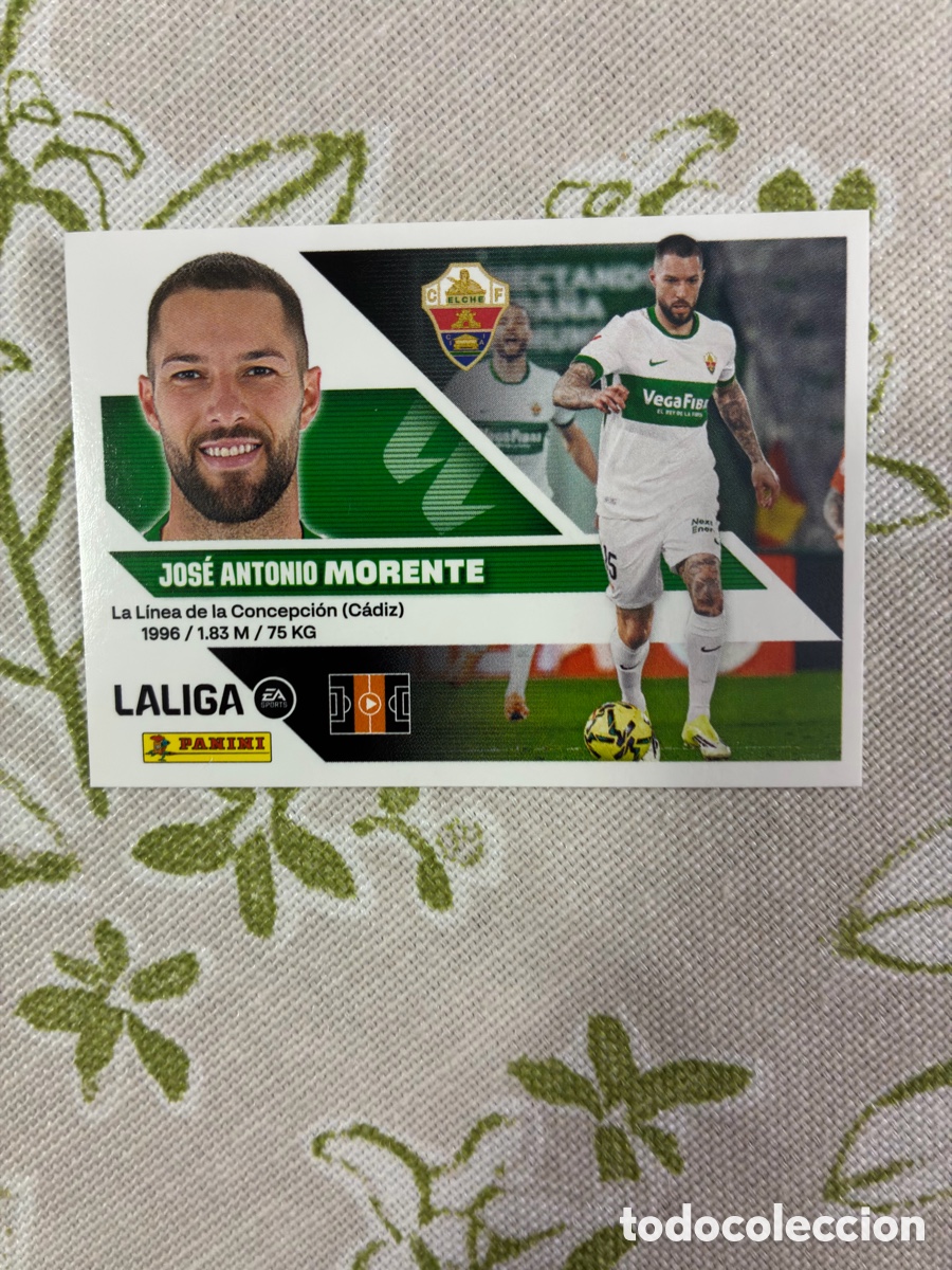 Figurine di Calcio: Cromo Tete Morente / Jos&eacute; Antonio Morente (N&ordm; 16) - Colecci&oacute;n Este / Panini Liga 2026-27 (Elche CF)