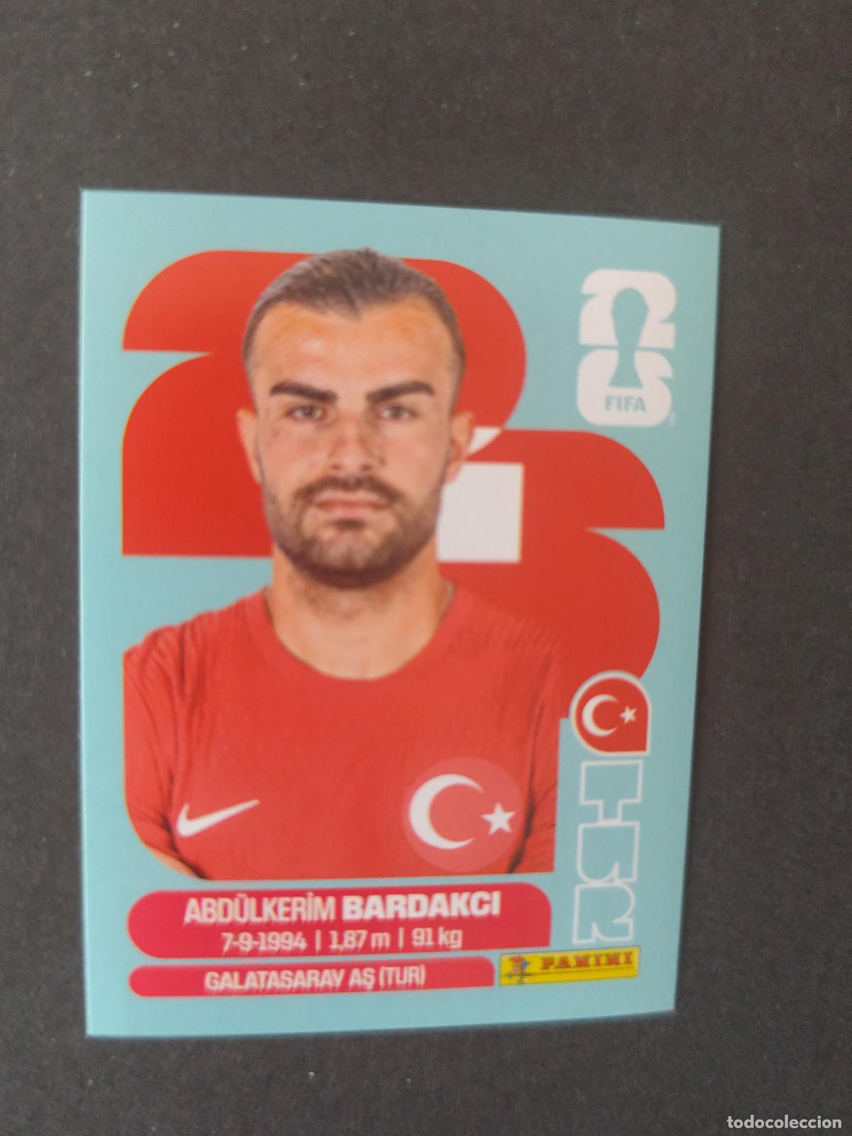 Cromos de Futebol: TUR5 ABD&Uuml;LKERİM BARDAKCI 5 TURQU&Iacute;A MUNDIAL FIFA WORLD CUP 2026 STICKER PANINI SIN PEGAR
