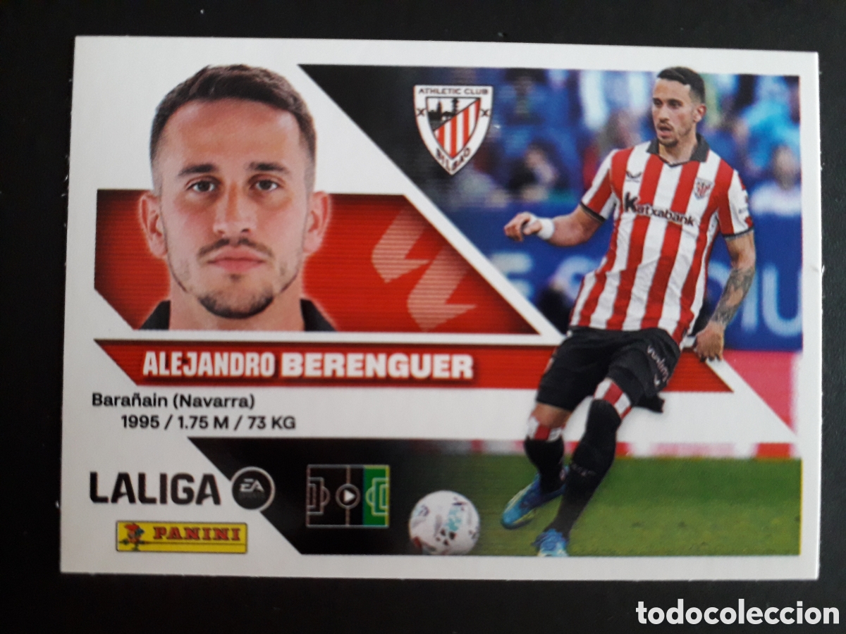 Cromos de Futebol: BERENGUER ATHLETIC DE BILBAO N&deg; 16 ED ESTE 2026 2027 26 27 SIN PEGAR PEDIDO M&Iacute;NIMO 3&euro;