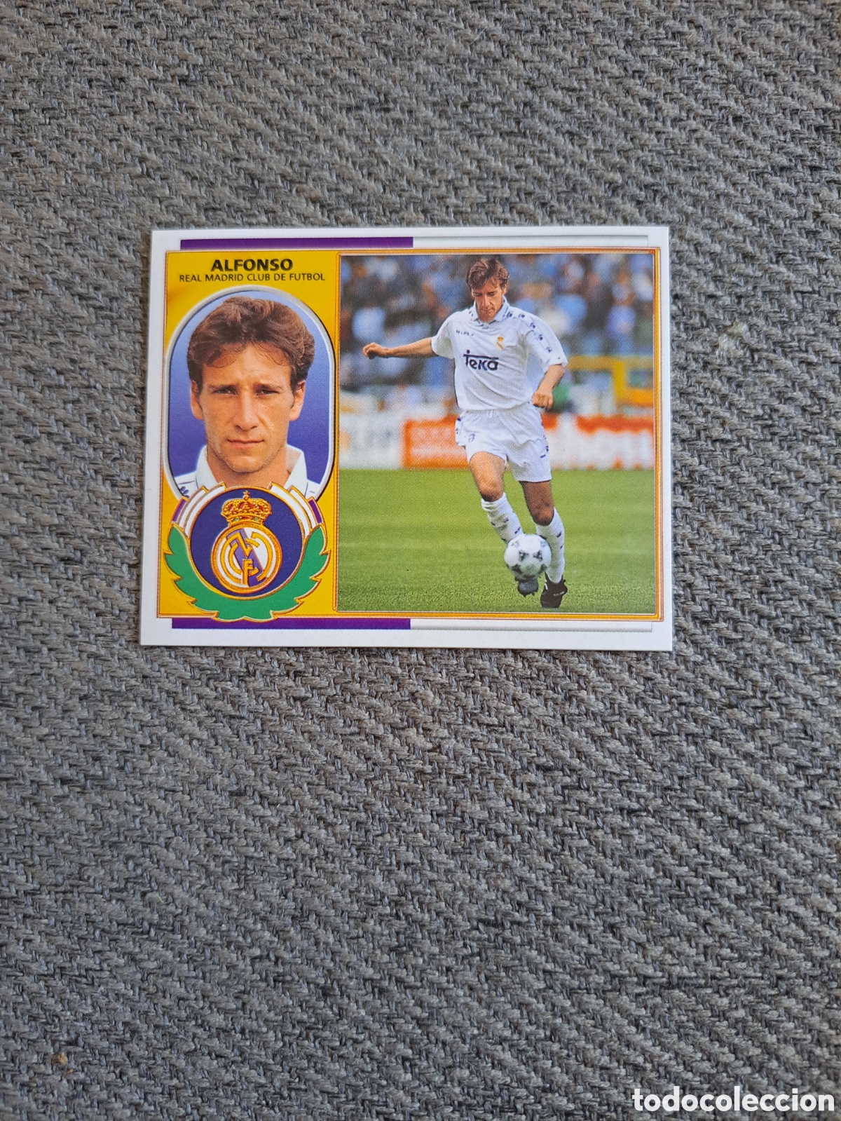 Cromos de Futebol: Alfonso (Baja) Versi&oacute;n. Real Madrid. Liga Este 96-97