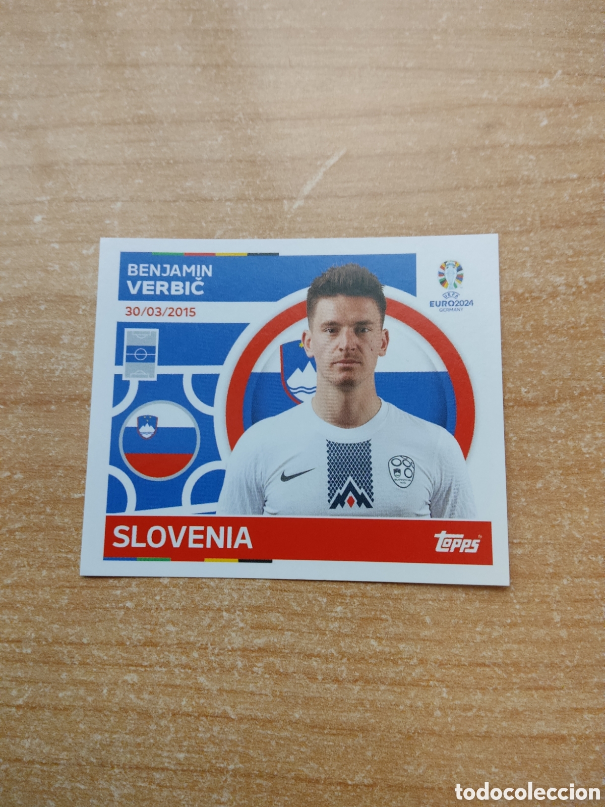 Cromos de f&uacute;tbol: 11 VERBIC ESLOVENIA EURO 2024 TOPPS