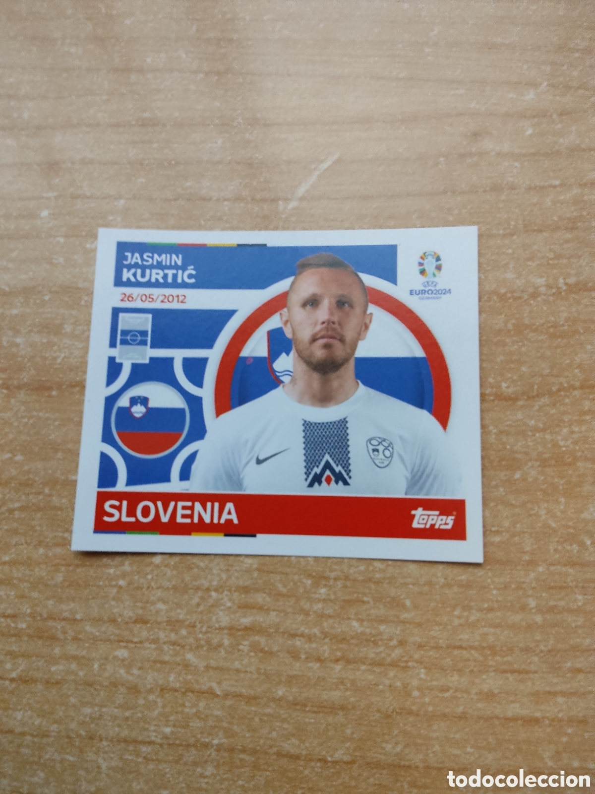 Cromos de f&uacute;tbol: 14 KURTIC ESLOVENIA EURO 2024 TOPPS