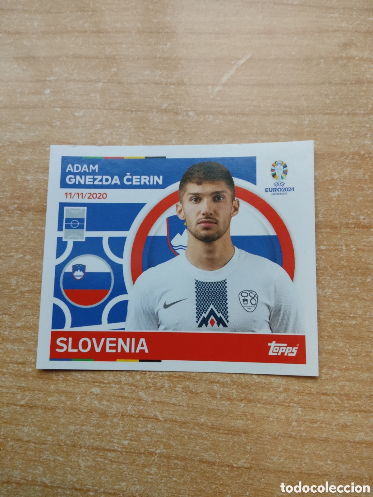 Cromos de f&uacute;tbol: 15 GNEZDA CERIN ESLOVENIA EURO 2024 TOPPS
