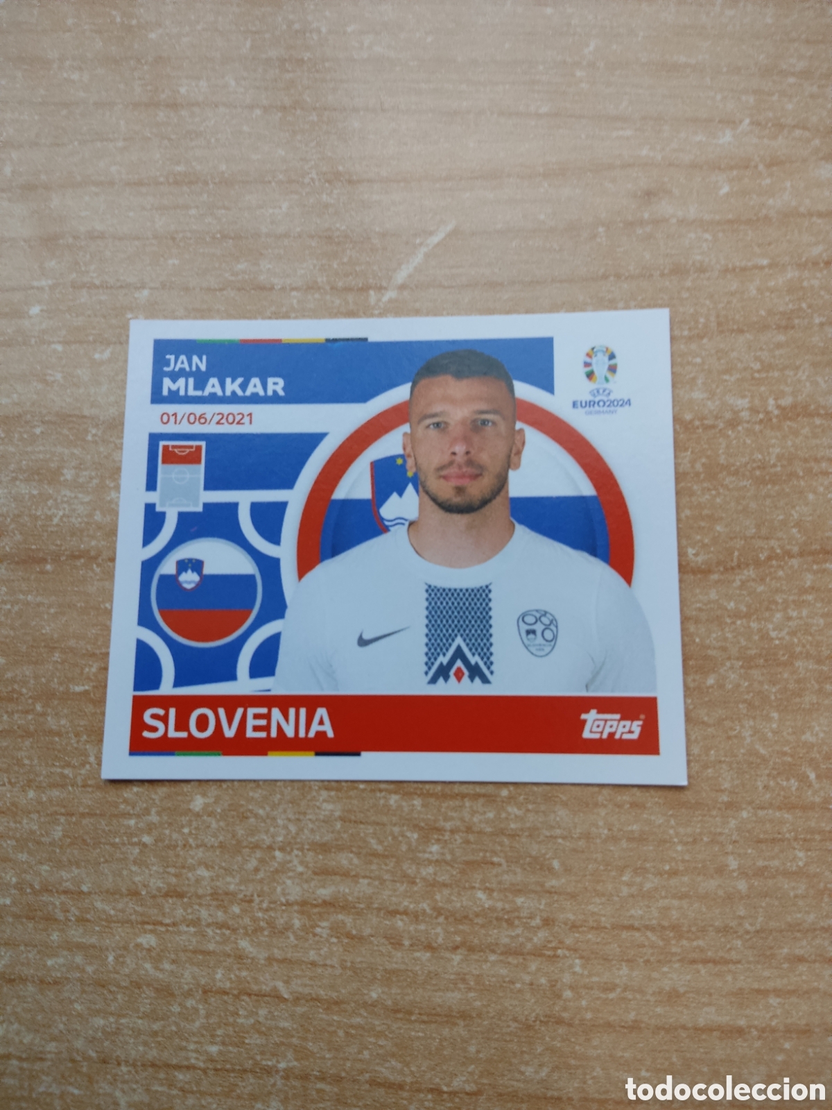 Cromos de f&uacute;tbol: 18 MLAKAR ESLOVENIA EURO 2024 TOPPS
