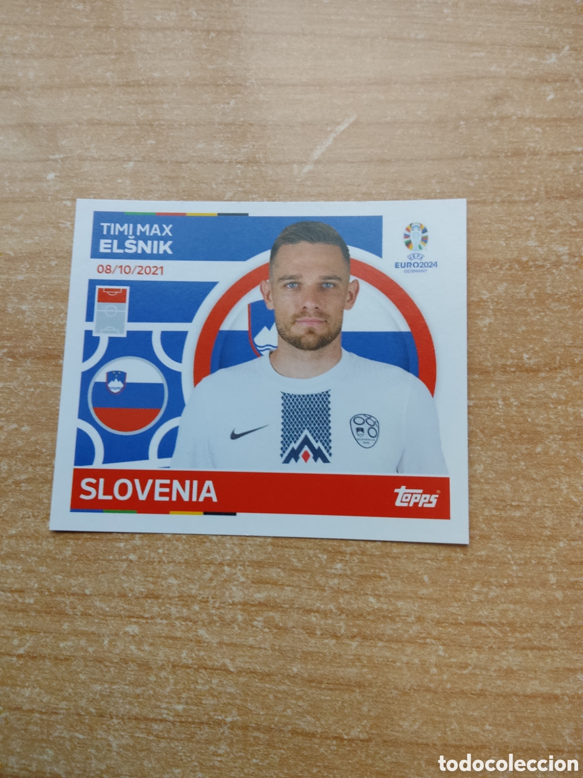 Cromos de f&uacute;tbol: 21 ELSNIK ESLOVENIA EURO 2024 TOPPS