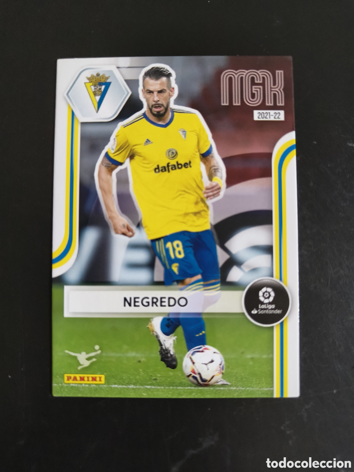 Cromos de f&uacute;tbol: Megacracks 2021/22 107 Negredo Cadiz