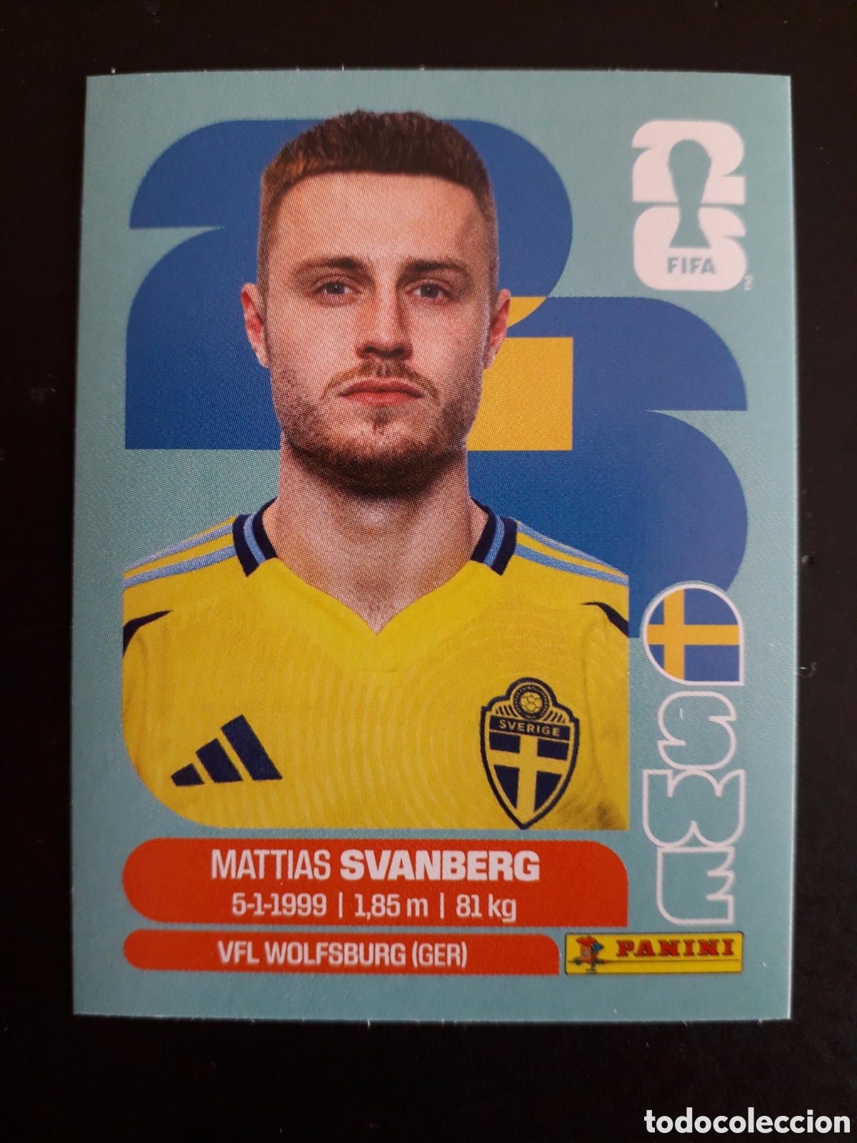 Cromos de f&uacute;tbol: SVANBERG SUECIA SWE 12 MUNDIAL F&Uacute;TBOL 2026 FIFA WORLD CUP PANINI SIN PEGAR PEDIDO M&Iacute;NIMO 3&euro;