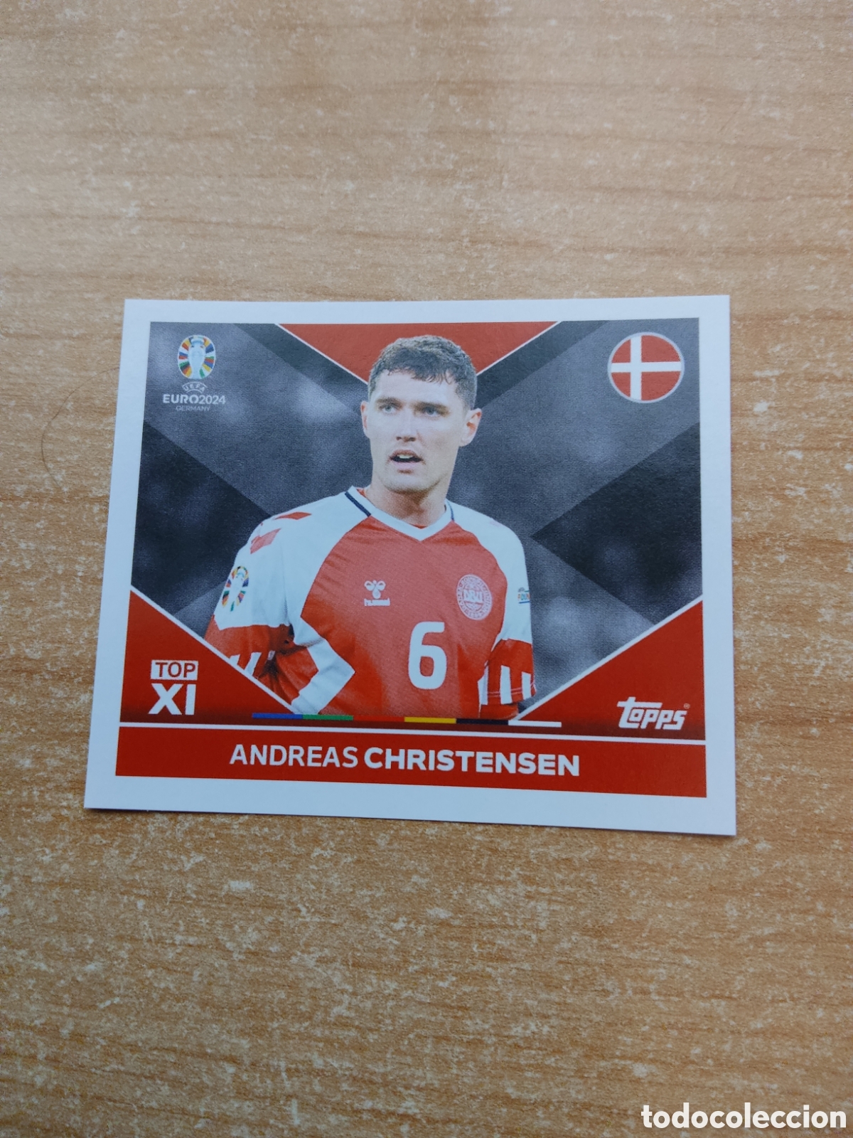 Cromos de f&uacute;tbol: TOP1 CHRISTENSEN DINAMARCA EURO 2024 TOPPS