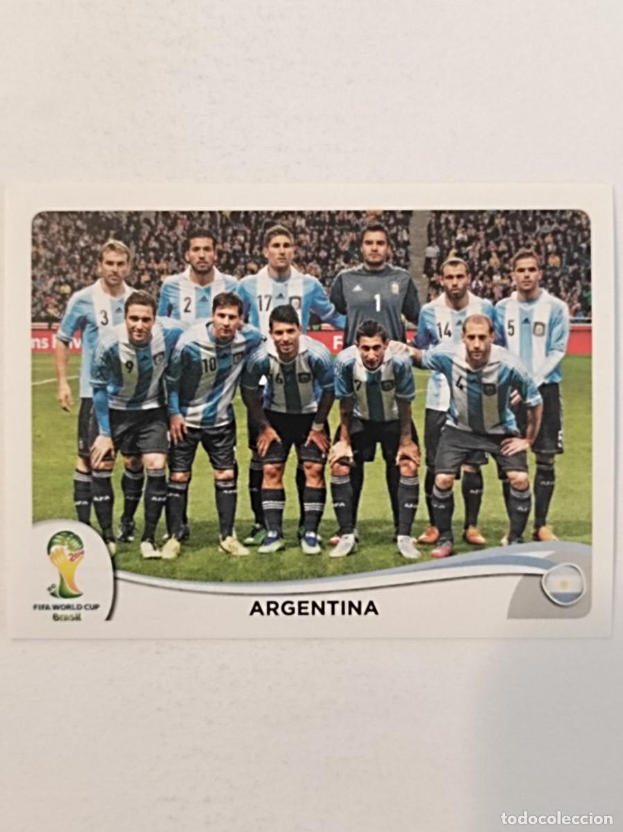 Cartes &agrave; collectionner de Football: #413 ALINEACION (ARGENTINA) MUNDIAL BRASIL 2014 PANINI