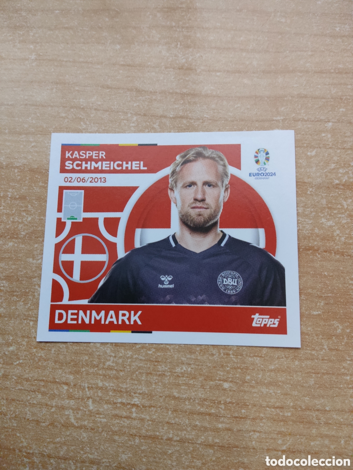 Cartes &agrave; collectionner de Football: 4 KASPER SCHMEICHEL DINAMARCA EURO 2024 TOPPS