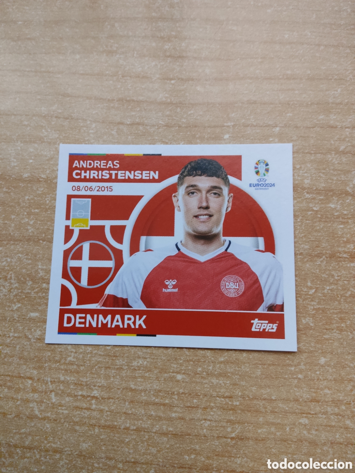 Cromos de f&uacute;tbol: 5 CHRISTENSEN DINAMARCA EURO 2024 TOPPS