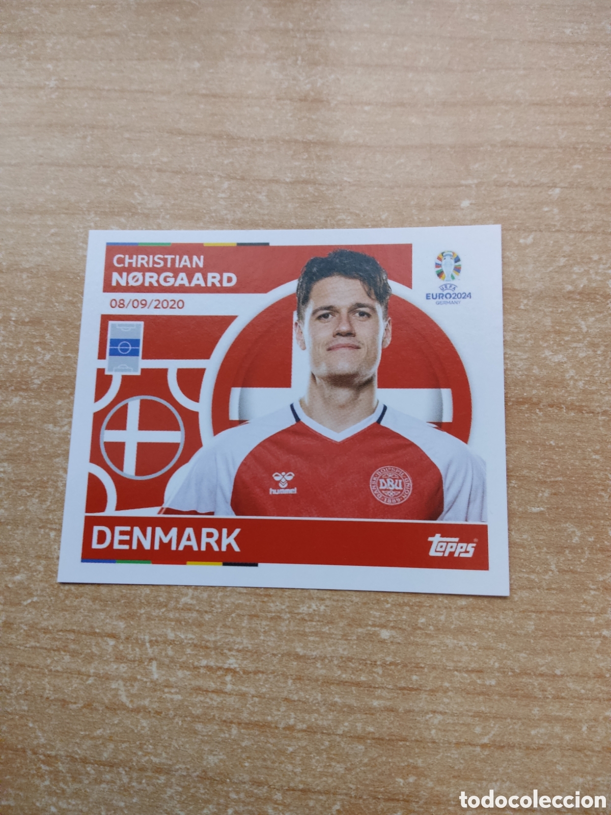 Cartes &agrave; collectionner de Football: 11 NORGAARD DINAMARCA EURO 2024 TOPPS