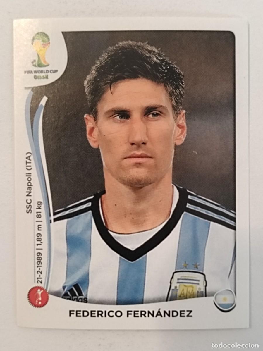 Cartes &agrave; collectionner de Football: #417 FERNANDEZ (ARGENTINA) MUNDIAL BRASIL 2014 PANINI