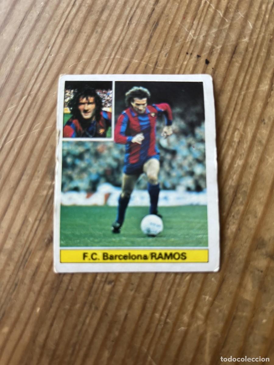 Figurine di Calcio: CROMO SIN PEGAR NUNCA PEGADO ALBUM LIGA ESTE 81 82 1981 1982 BARCELONA RAMOS