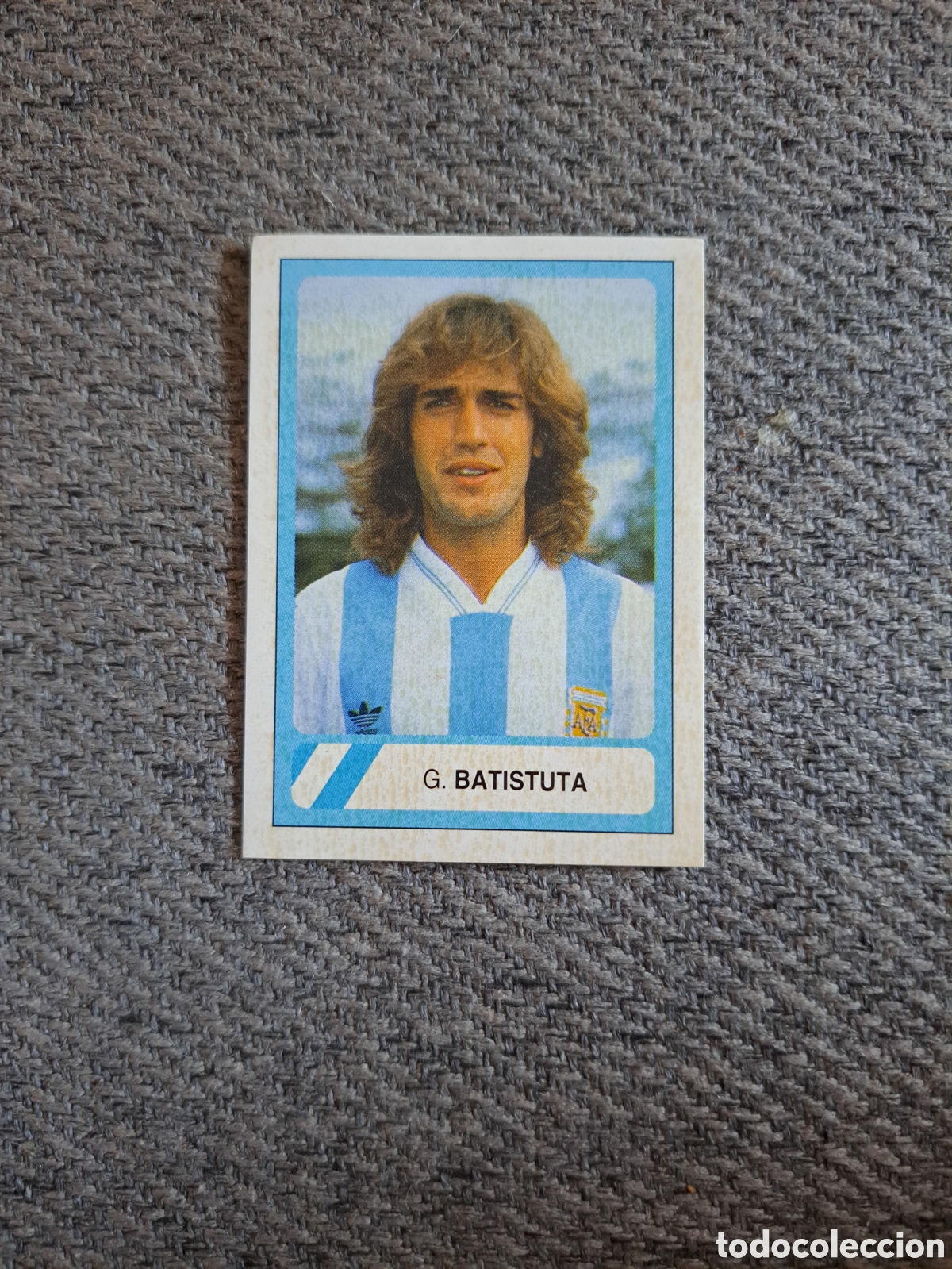 Cartes &agrave; collectionner de Football: Batistuta. N&deg;44. Argentina. Mundial 94 USA. Ediciones estadio