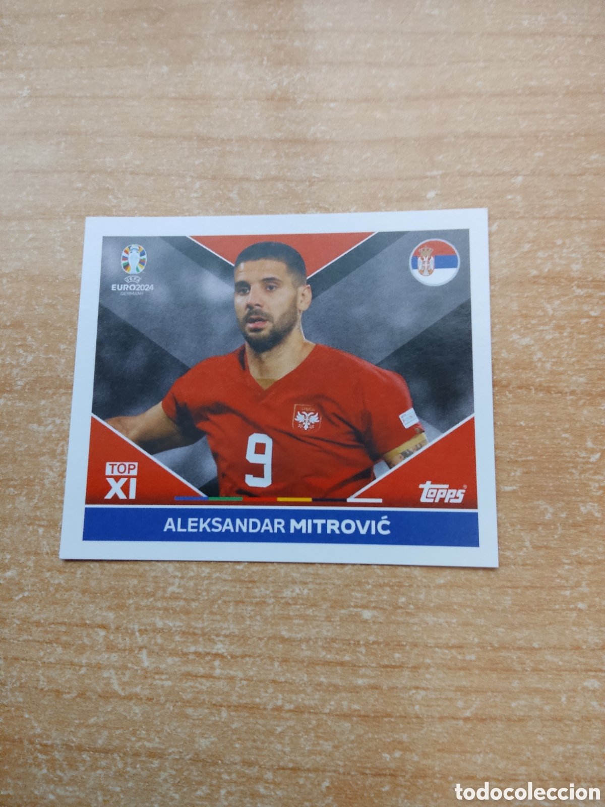 Cartes &agrave; collectionner de Football: TOP2 MITROVIC SERBIA EURO 2024 TOPPS