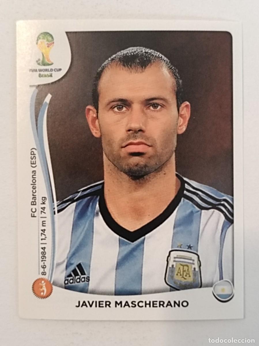 Cartes &agrave; collectionner de Football: #421 MASCHERANO (ARGENTINA) MUNDIAL BRASIL 2014 PANINI
