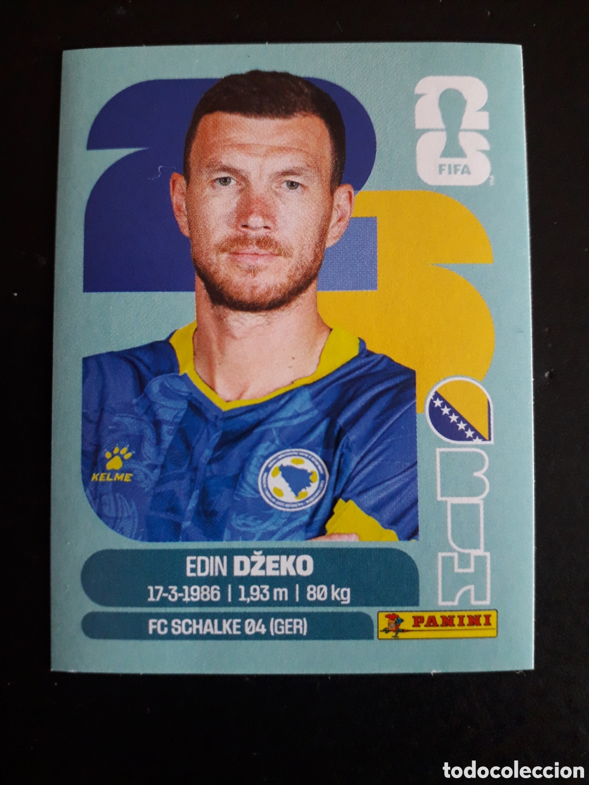 Cartes &agrave; collectionner de Football: DŽEKO BOSNIA HERCEGOVINA BIH 18 MUNDIAL F&Uacute;TBOL 2026 FIFA WORLD CUP PANINI SIN PEGAR PEDIDO M&Iacute;NIMO 3&euro;