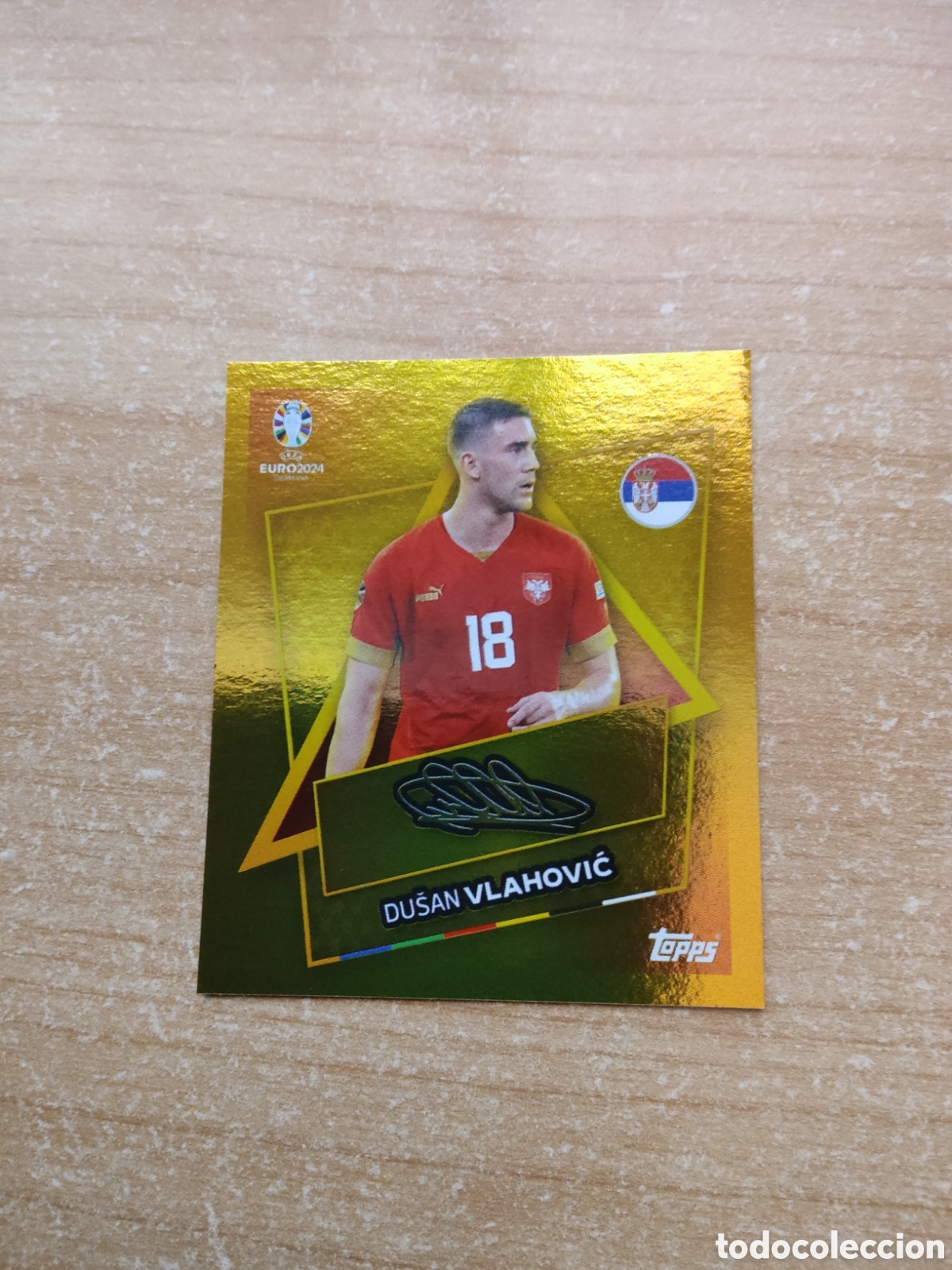 Cartes &agrave; collectionner de Football: SP VLAHOVIC FIRMA SERBIA EURO 2024 TOPPS