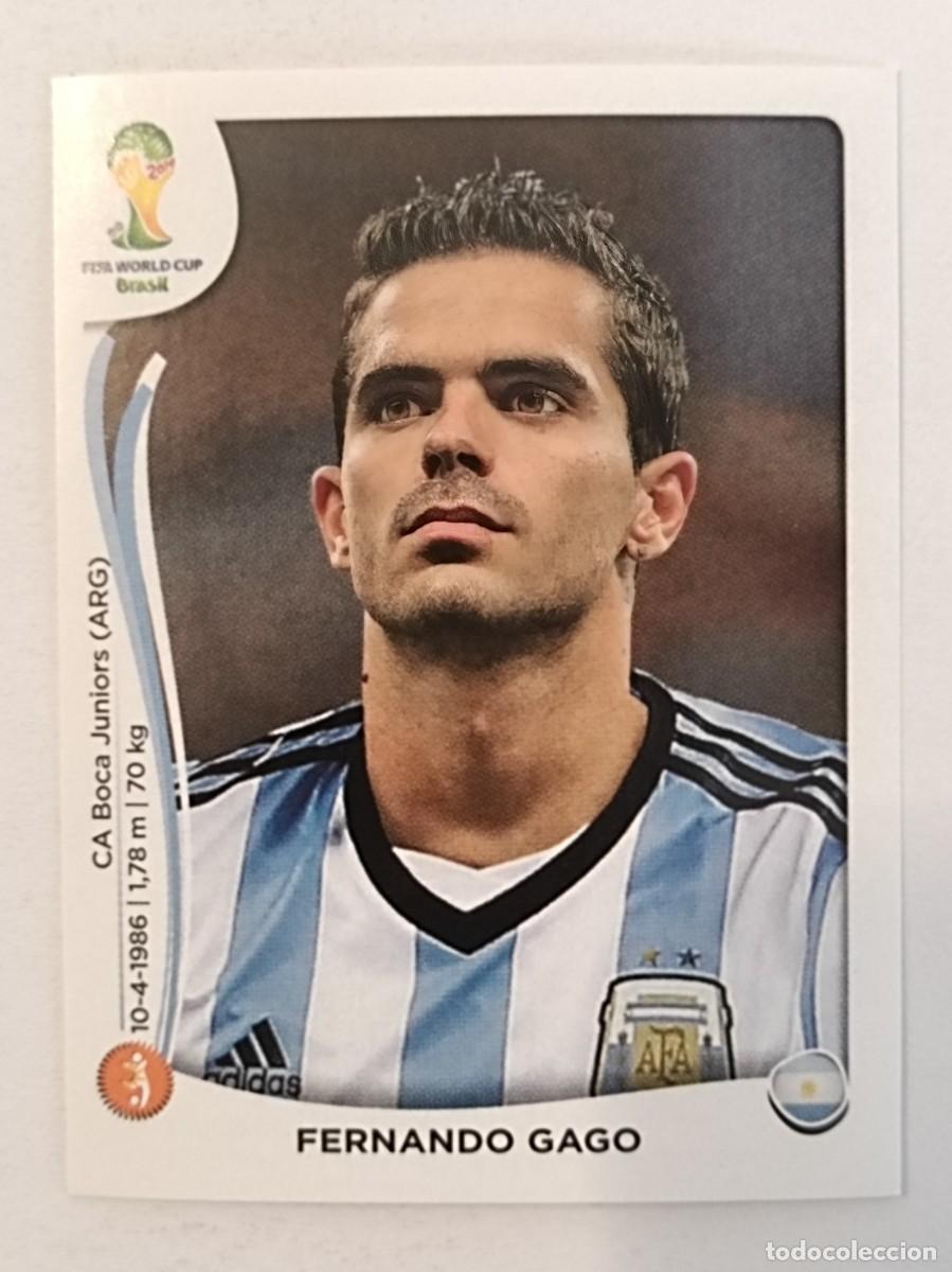 Cartes &agrave; collectionner de Football: #422 GAGO (ARGENTINA) MUNDIAL BRASIL 2014 PANINI