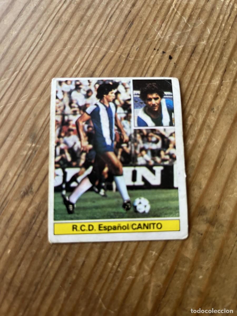 Figurine di Calcio: CROMO SIN PEGAR NUNCA PEGADO LIGA ESTE 81 82 1981 1982 ULTIMOS FICHAJES # 4 ESPANYOL ESPA&Ntilde;OL CANITO