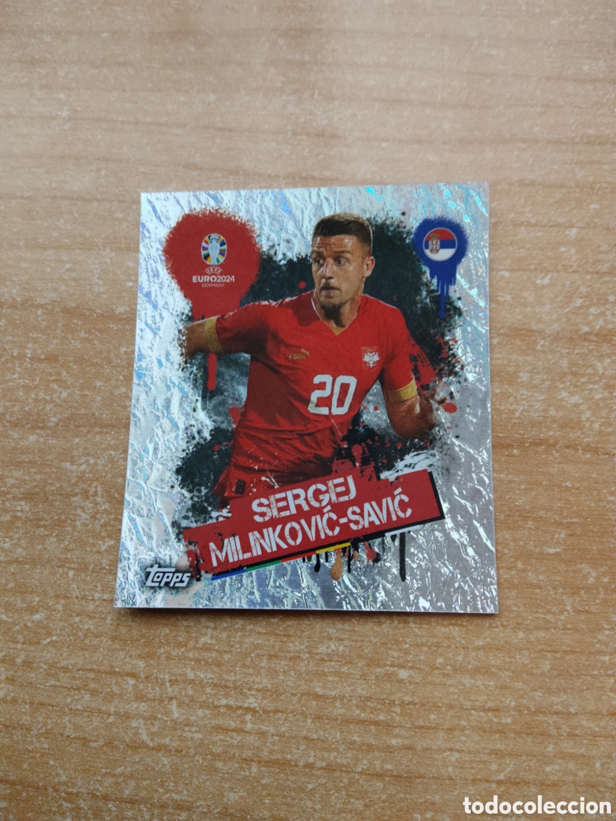 Figurine di Calcio: 3 MILINKOVIC SAVIC SERBIA EURO 2024 TOPPS