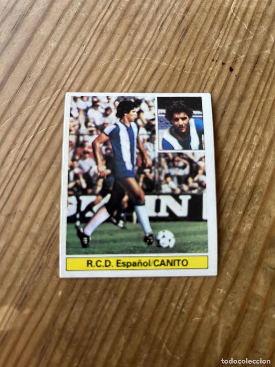 Figurine di Calcio: CROMO SIN PEGAR NUNCA PEGADO LIGA ESTE 81 82 1981 1982 ULTIMOS FICHAJES # 4 ESPANYOL ESPA&Ntilde;OL CANITO