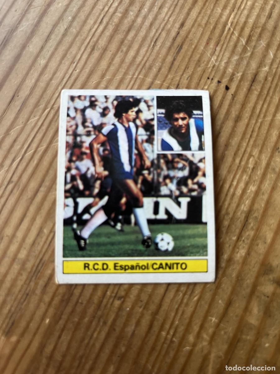 Figurine di Calcio: CROMO DESPEGADO LIGA ESTE 81 82 1981 1982 ULTIMOS FICHAJES # 4 ESPANYOL ESPA&Ntilde;OL CANITO