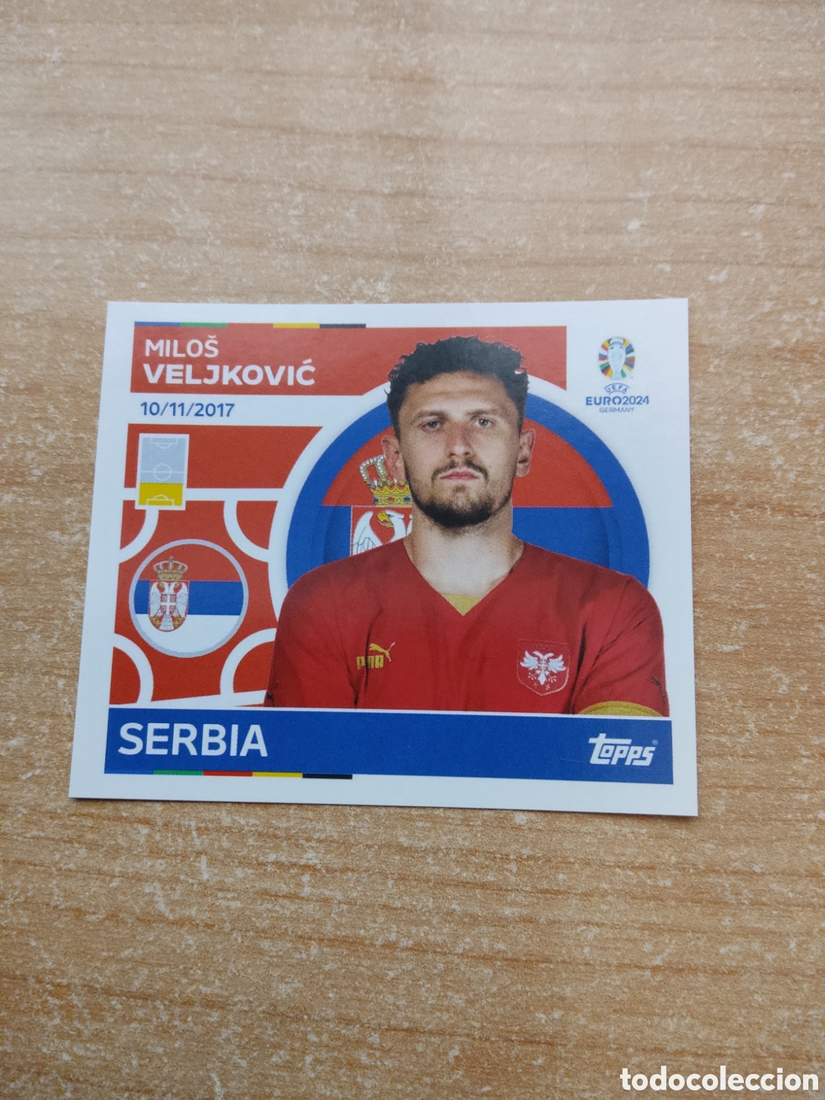 Figurine di Calcio: 7 VELJKOVIC SERBIA EURO 2024 TOPPS