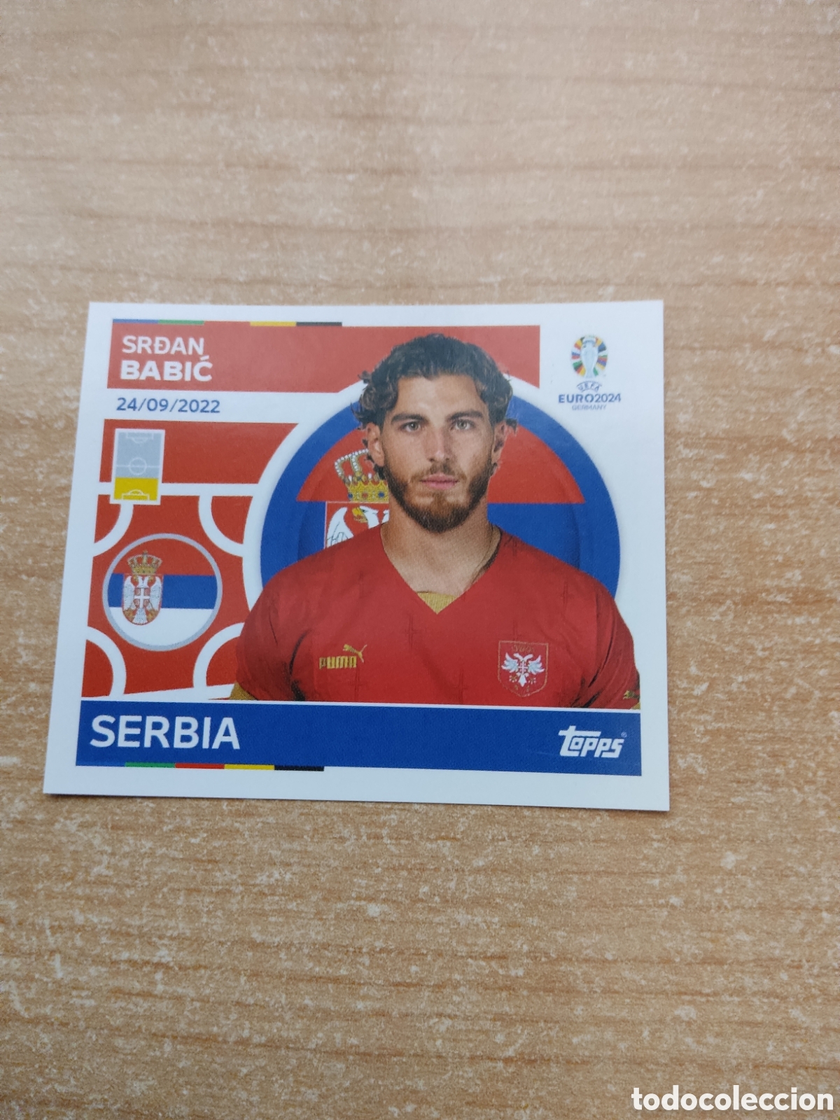 Figurine di Calcio: 10 BABIC SERBIA EURO 2024 TOPPS