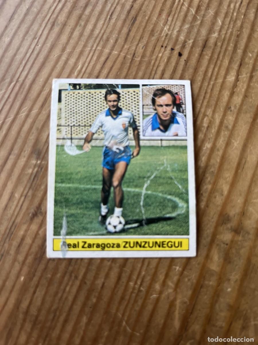 Figurine di Calcio: CROMO DESPEGADO LIGA ESTE 81 82 1981 1982 ULTIMOS FICHAJES # 3 REAL ZARAGOZA ZUNZUNEGUI VERSION