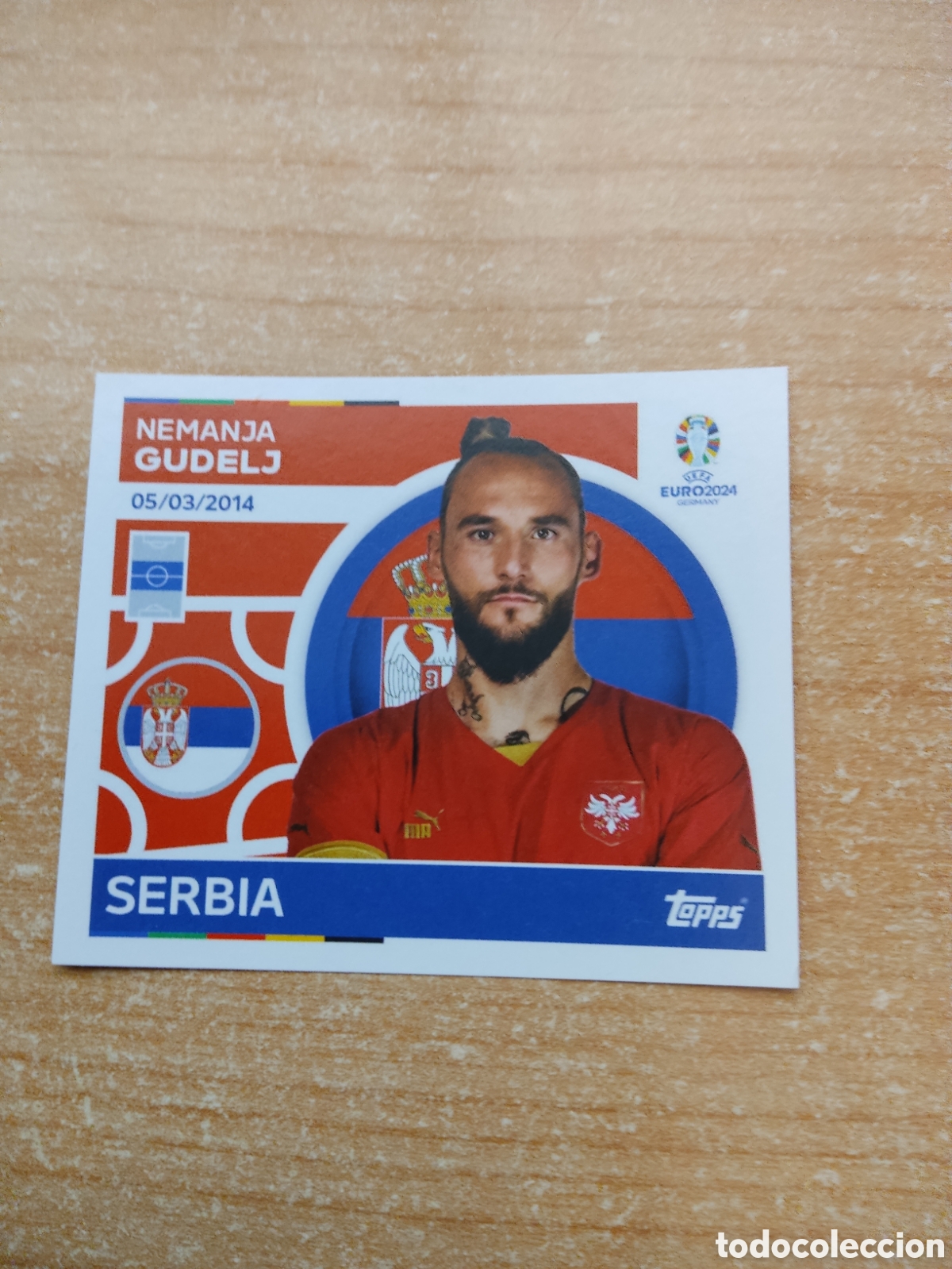 Figurine di Calcio: 12 GUDELJ SERBIA EURO 2024 TOPPS