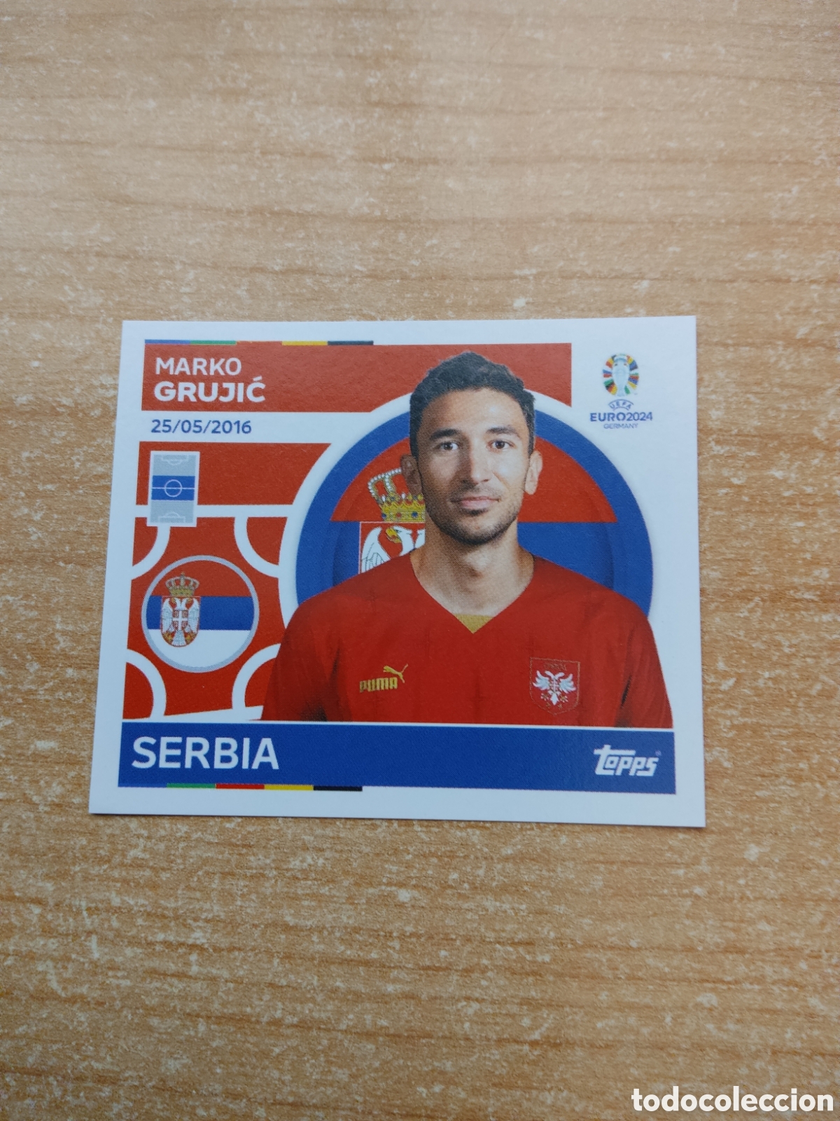 Figurine di Calcio: 14 GRUJIC SERBIA EURO 2024 TOPPS