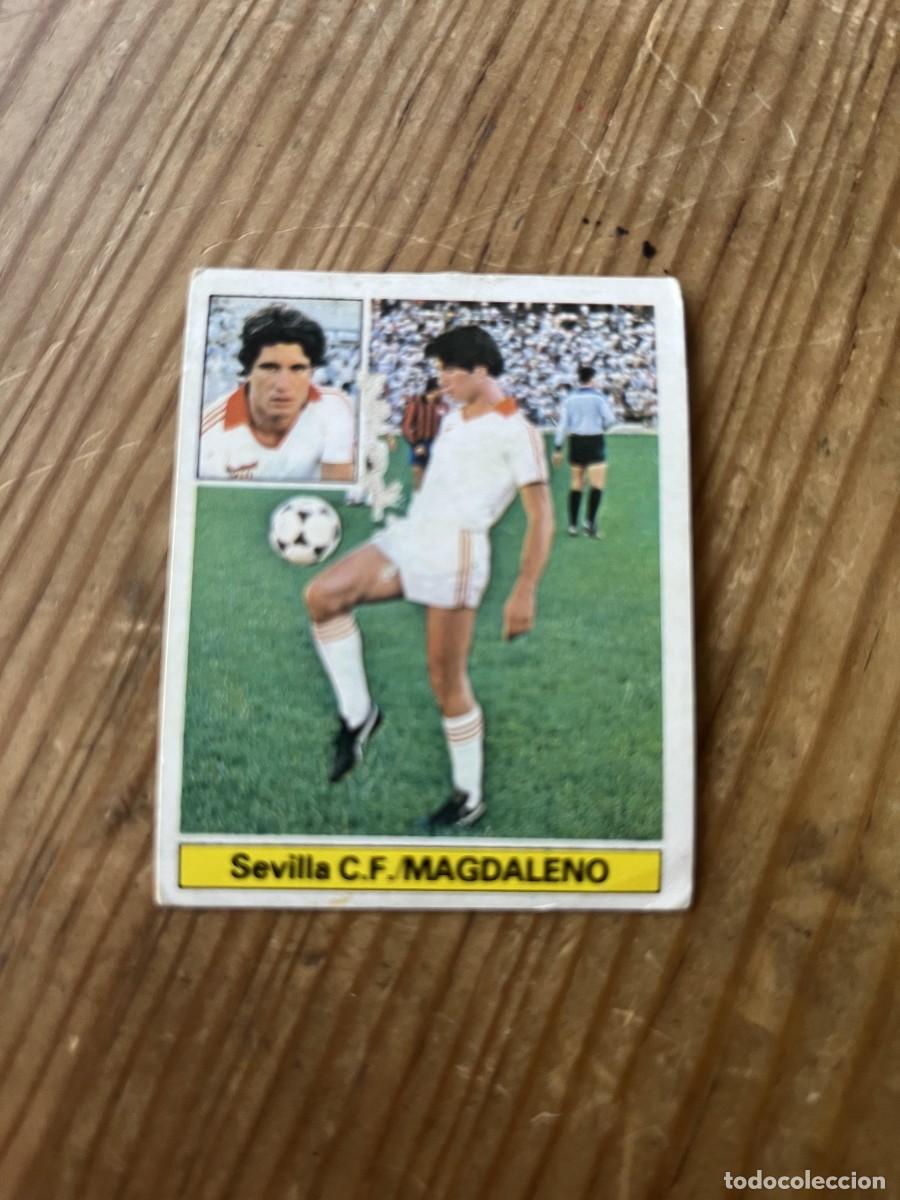 Cromos de f&uacute;tbol: CROMO DESPEGADO LIGA ESTE 81 82 1981 1982 ULTIMOS FICHAJES # 13 SEVILLA MAGDALENO VERSION