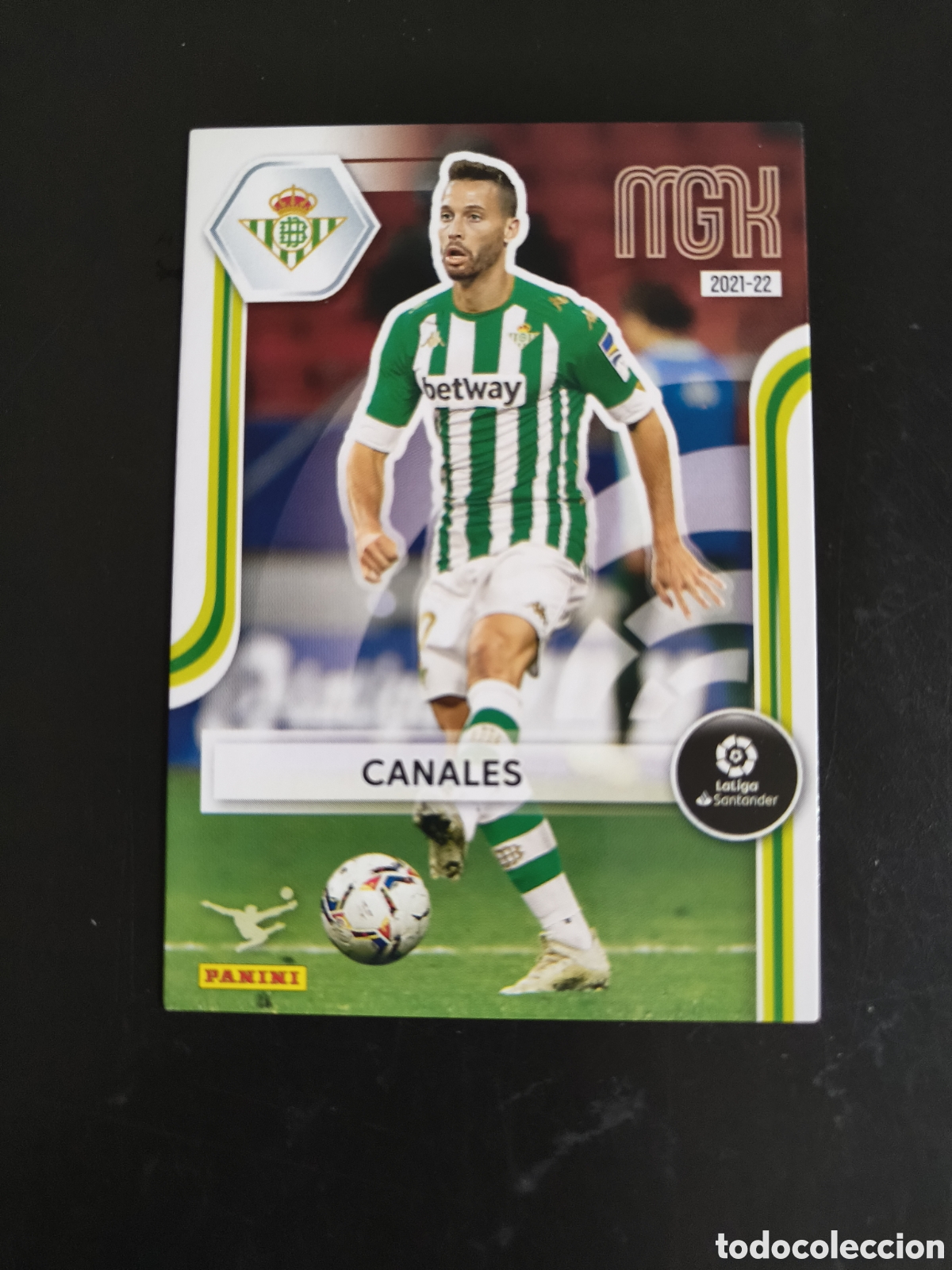 Cromos de f&uacute;tbol: Megacracks 2021/22 85 Canales Betis
