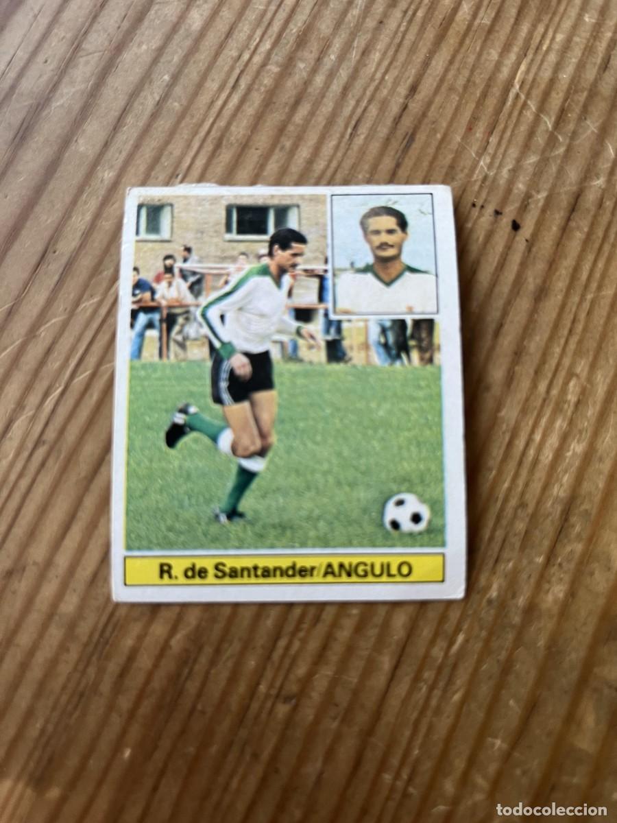 Figurine di Calcio: CROMO DESPEGADO LIGA ESTE 81 82 1981 1982 ULTIMOS FICHAJES # 14 RACING SANTANDER ANGULO