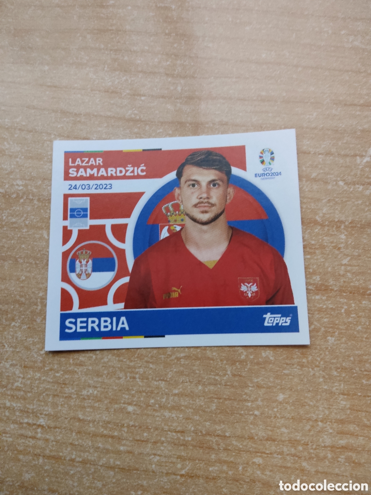 Cromos de Futebol: 17 SAMARDZIC SERBIA EURO 2024 TOPPS