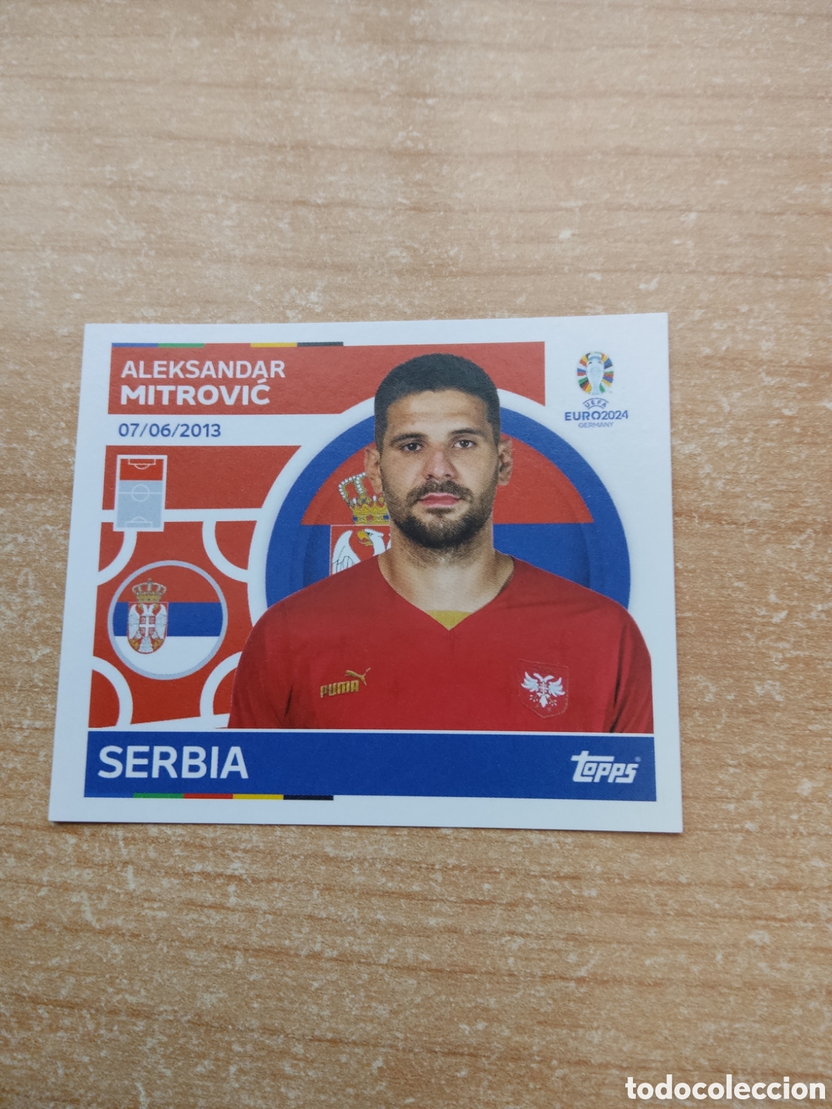 Cartes &agrave; collectionner de Football: 20 MITROVIC SERBIA EURO 2024 TOPPS