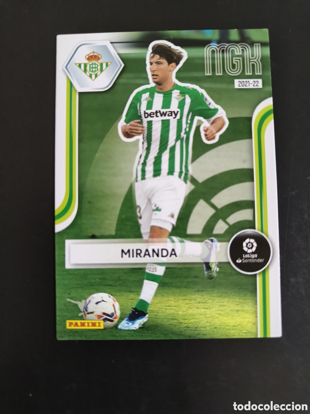 Cromos de f&uacute;tbol: Megacracks 2021/22 81 Miranda Betis