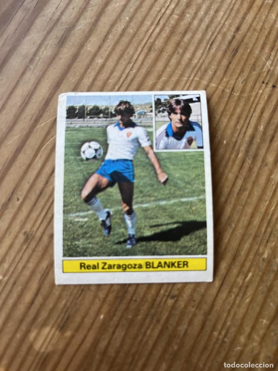 Cromos de f&uacute;tbol: CROMO DESPEGADO ALBUM LIGA ESTE 81 82 1981 1982 ULTIMOS FICHAJES # 19 REAL ZARAGOZA BLANKER