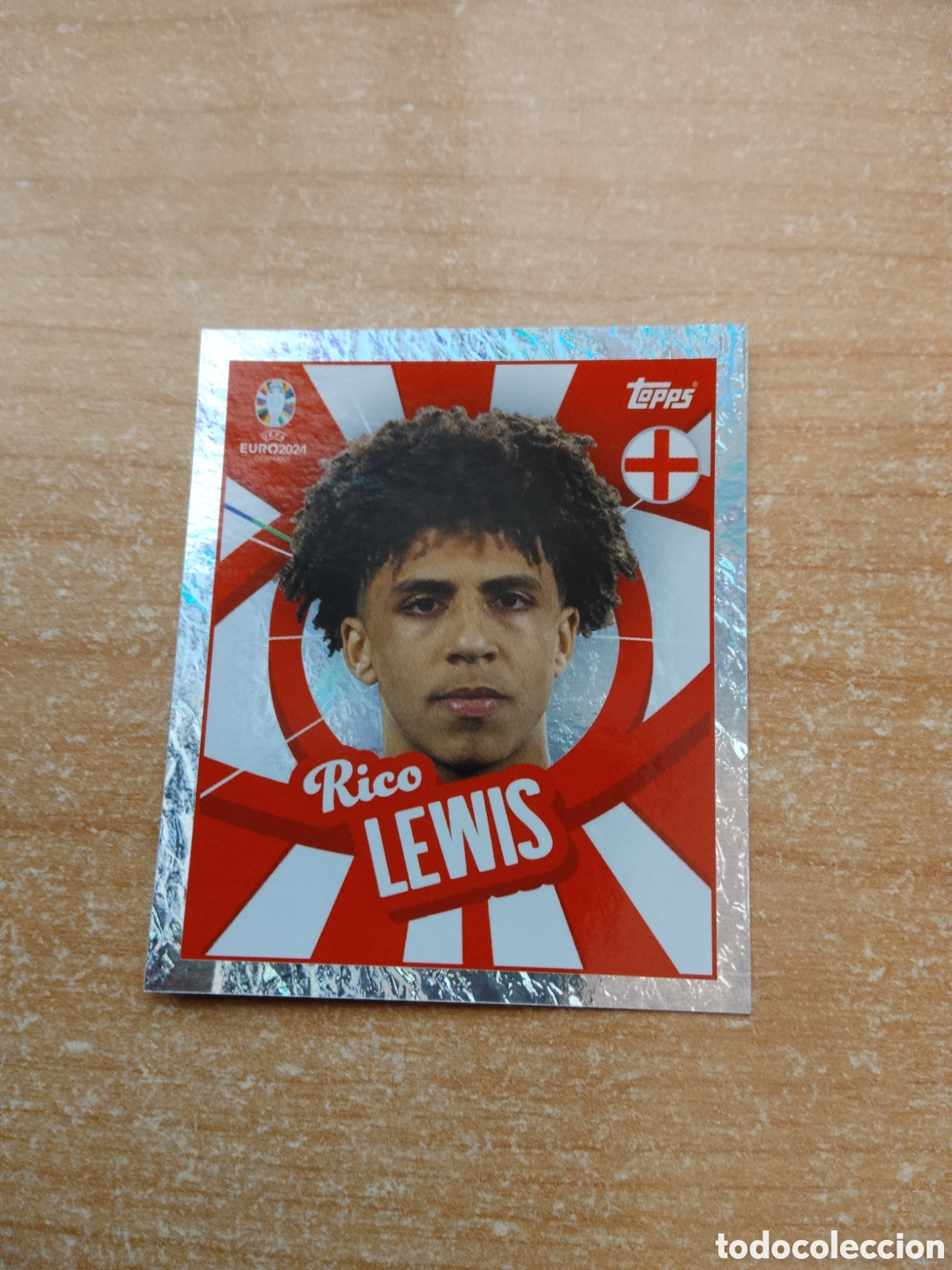 Cromos de f&uacute;tbol: PTW RICO LEWIS INGLATERRA EURO 2024 TOPPS