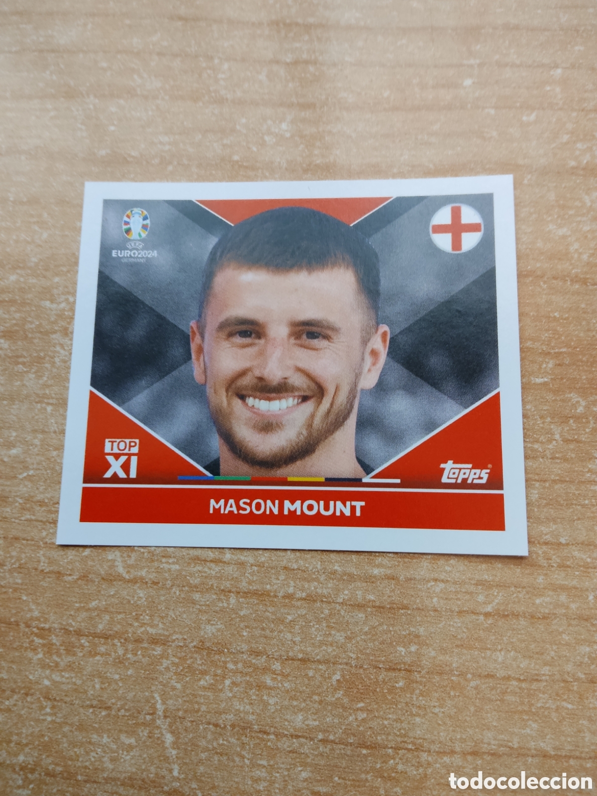 Cromos de f&uacute;tbol: TOP1 MASON MOUNT INGLATERRA EURO 2024 TOPPS