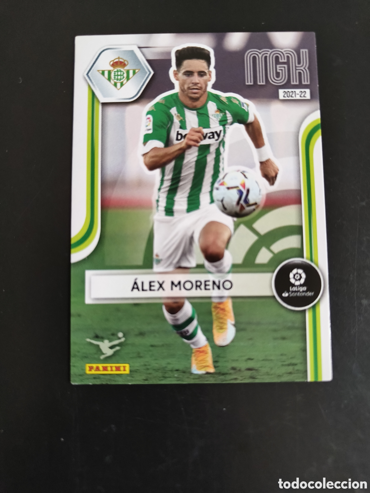 Cromos de f&uacute;tbol: Megacracks 2021/22 80 Alex Moreno Betis