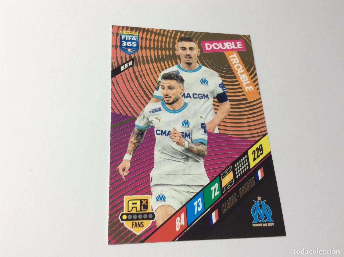 Cromos de Futebol: OLM14 Jonathan Clauss / Valentin Rongier Olympique de Marsella FIFA 365 2024 Panini