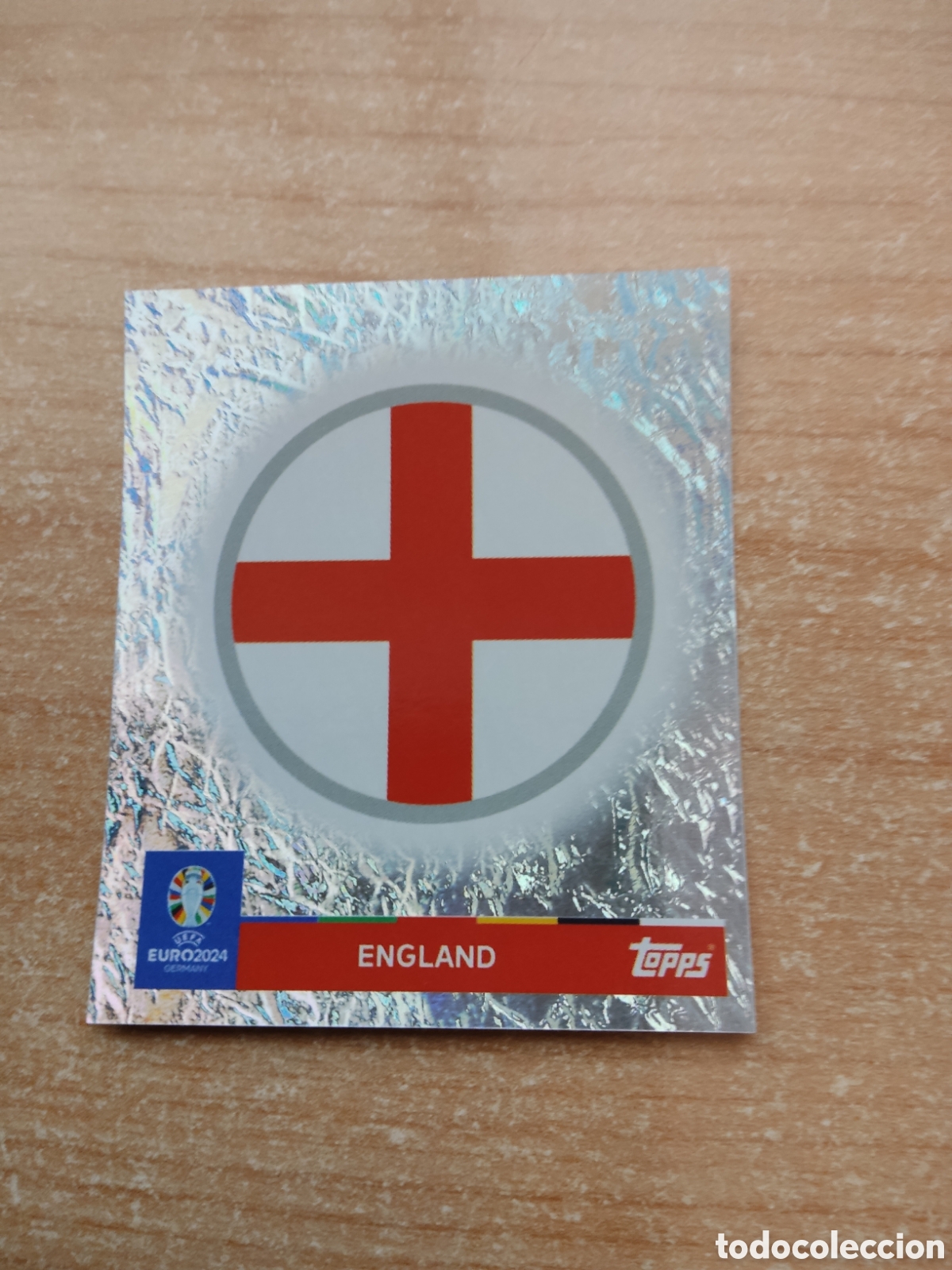 Cromos de f&uacute;tbol: 1 ESCUDO INGLATERRA EURO 2024 TOPPS