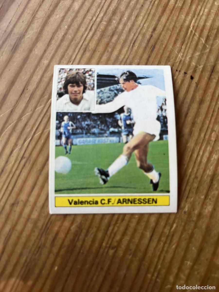 Cromos de f&uacute;tbol: CROMO SIN PEGAR NUNCA PEGADO ALBUM LIGA ESTE 81 82 1981 1982 ULTIMOS FICHAJES # 9 VALENCIA ARNESSEN